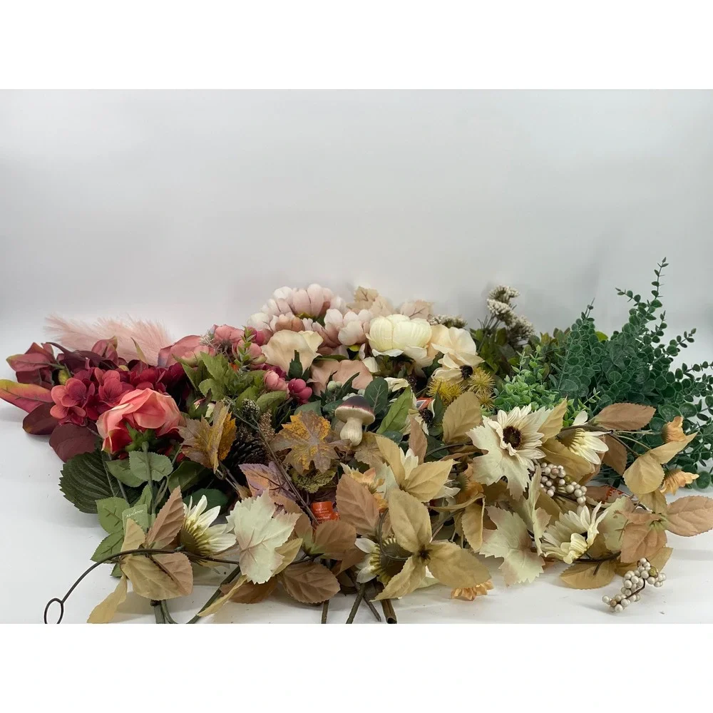 26 Ashland Artificial Floral Greenery Lot Multicolor Mixed Faux Stems Excellent